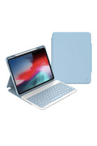 Ipad Uyumlu Gizli Kalem Bölmeli Klavyeli Kılıf - 4