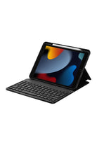 Ipad Uyumlu Gizli Kalem Bölmeli Klavyeli Kılıf - 0