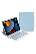 Ipad Uyumlu Gizli Kalem Bölmeli Klavyeli Kılıf - 9