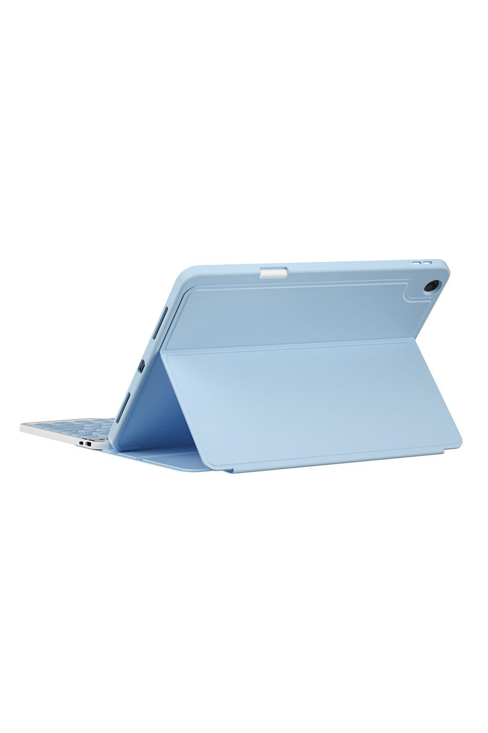 Ipad Uyumlu Gizli Kalem Bölmeli Klavyeli Kılıf - 8