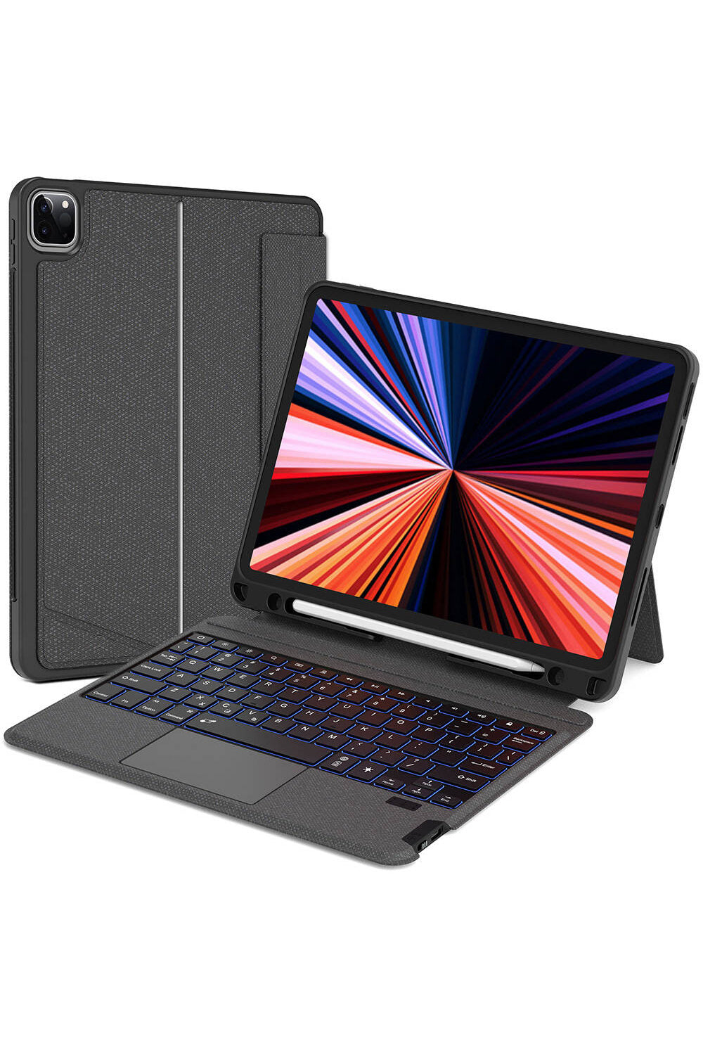 Ipad Uyumlu Mag Touch Klavyeli Standlı Kılıf - 3