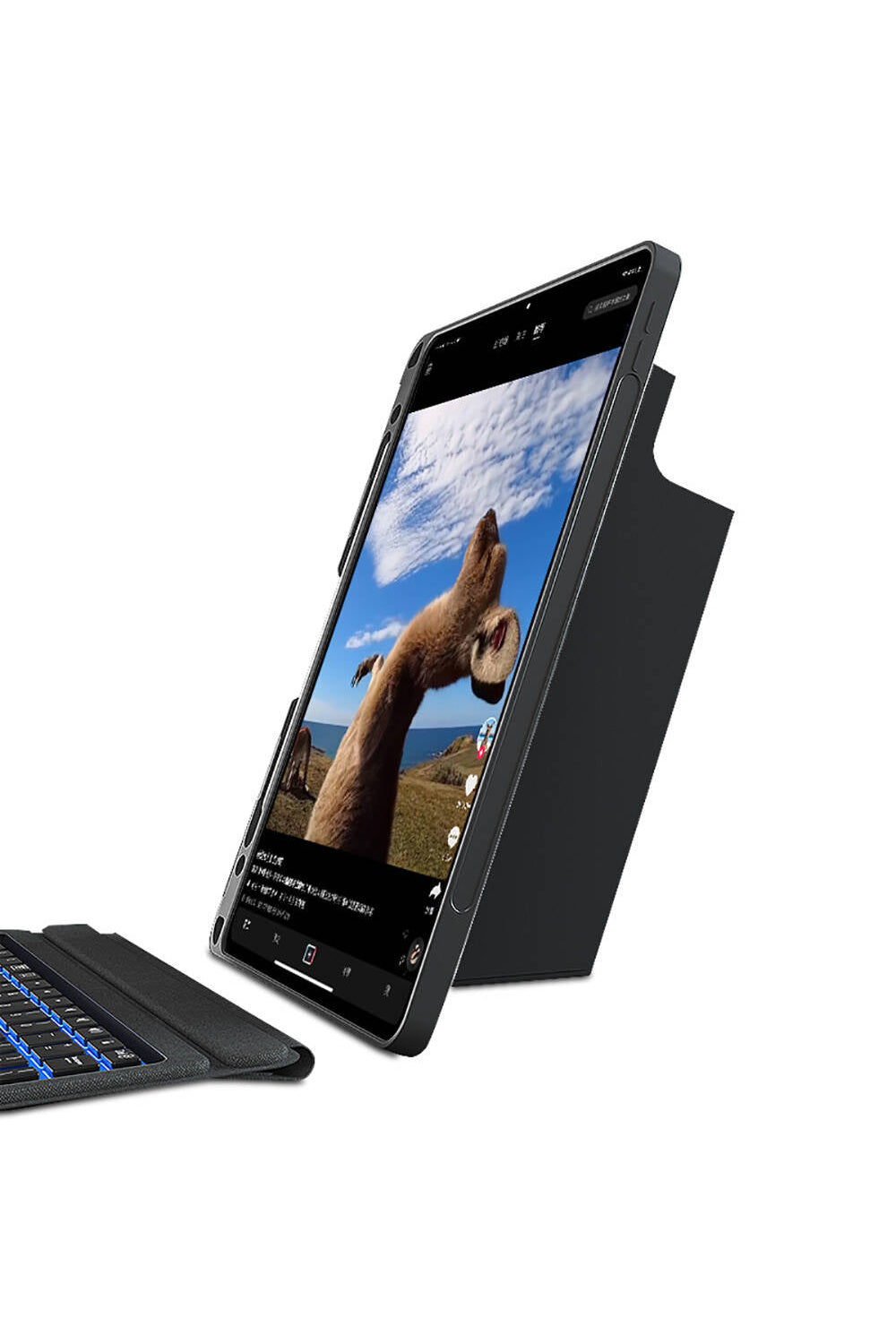 Ipad Uyumlu Mag Touch Klavyeli Standlı Kılıf - 6