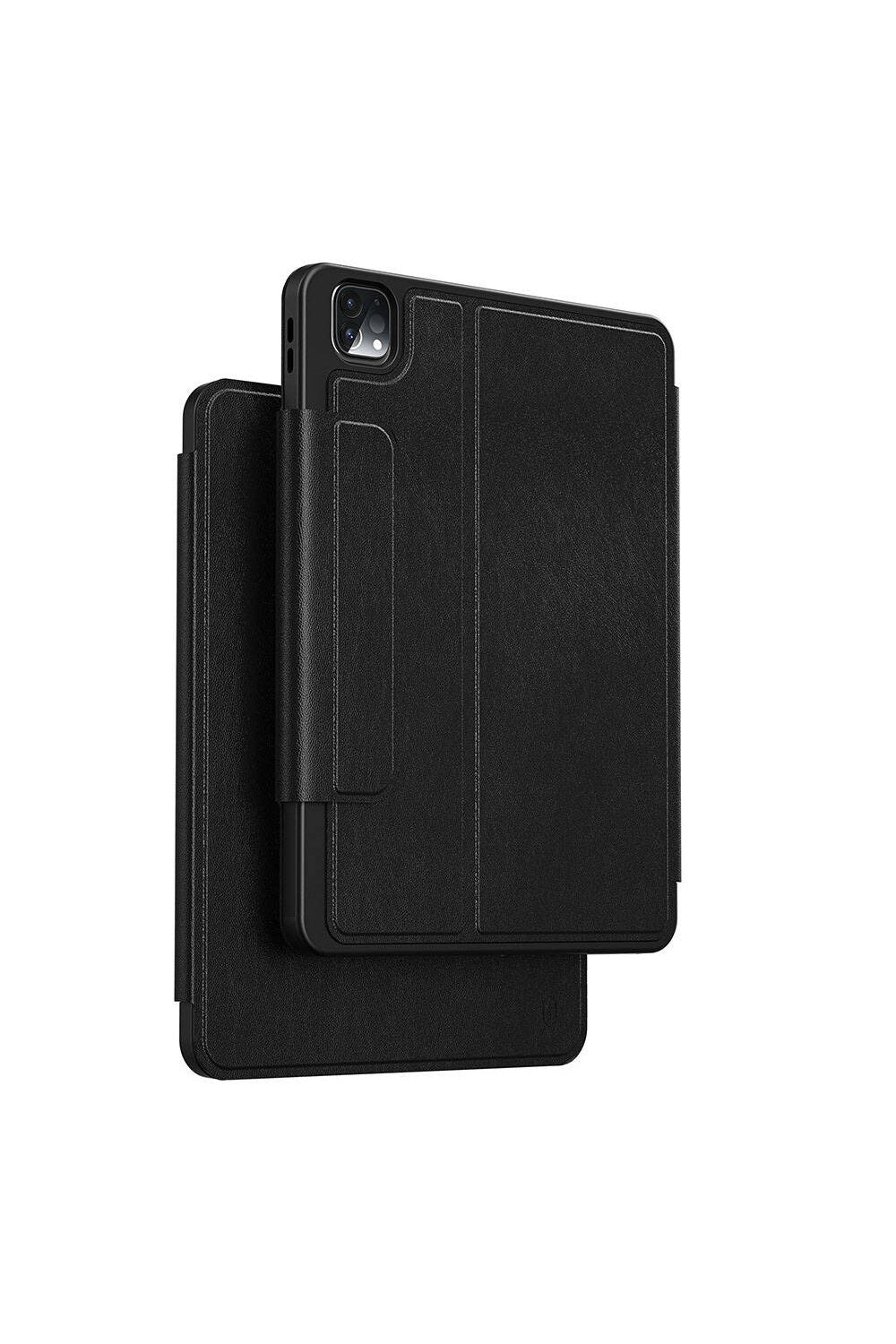 Ipad Uyumlu Gizli Kalem Bölmeli Klavyeli Kılıf - 3