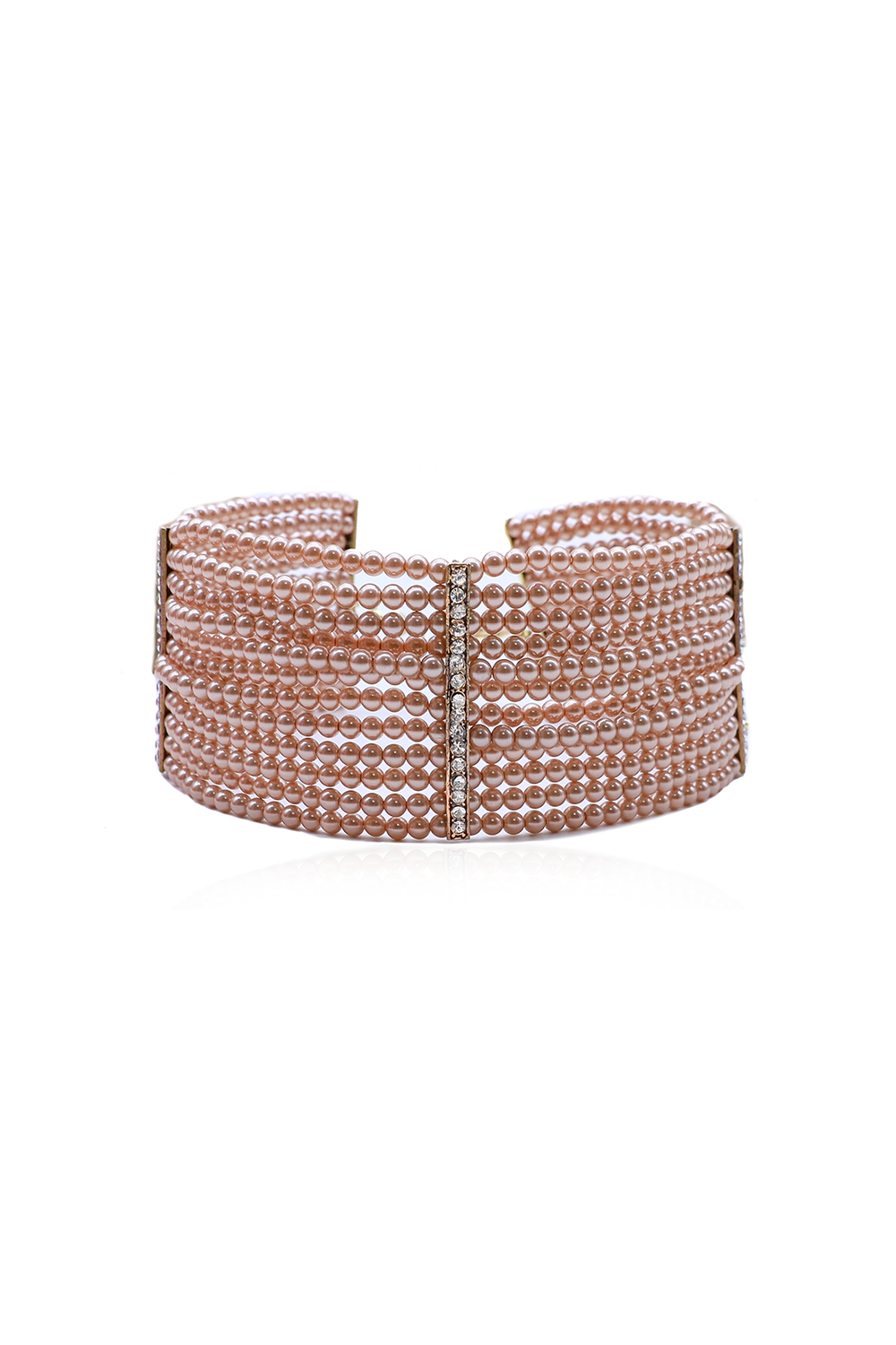 Rosaline Glow Choker İnci Kolye - 0