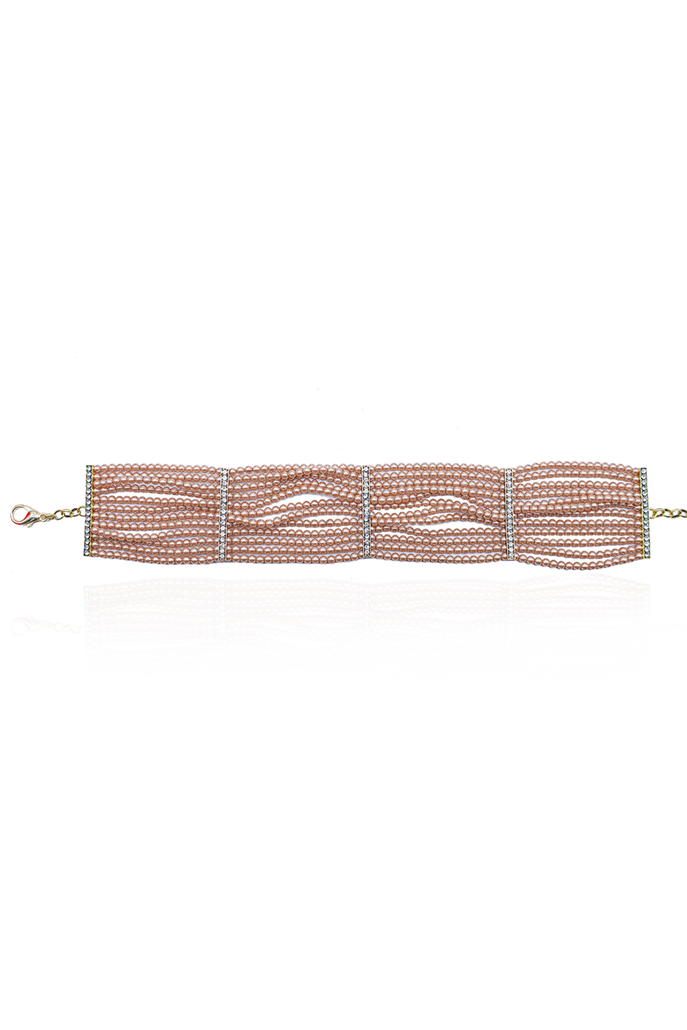 Rosaline Glow Choker İnci Kolye - 2