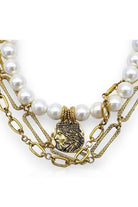 Coin İnci Choker Kolye - 1