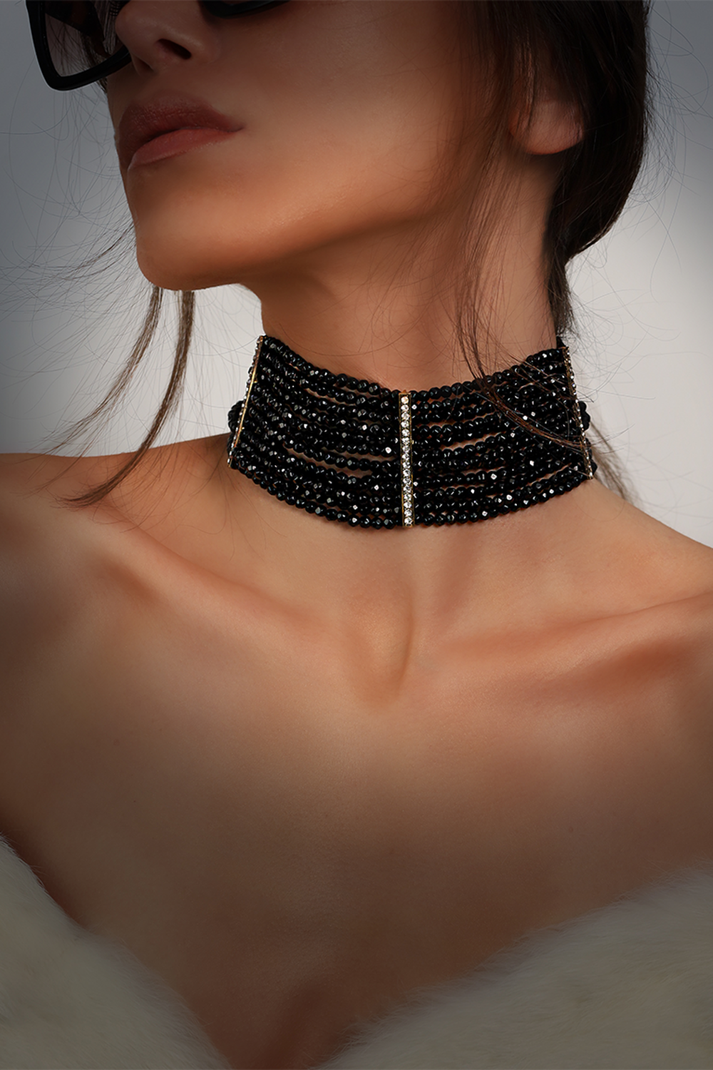 Palais Doğal Taş Choker Kolye - 1