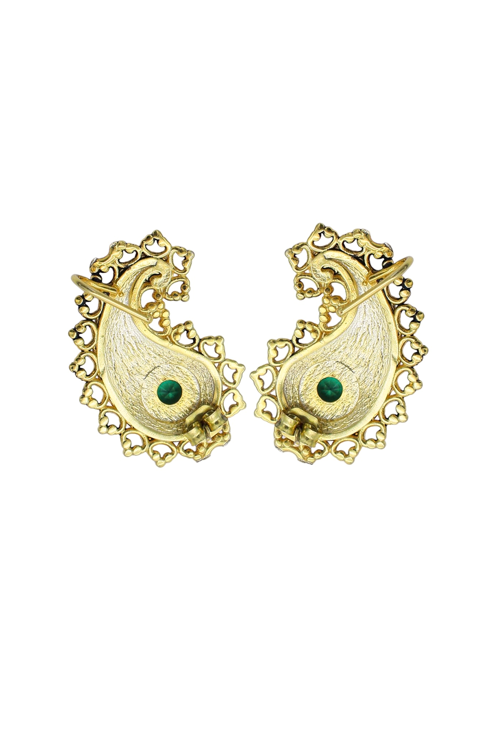 Emperor Altin Kaplama Cuff Küpe - 2