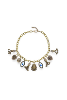 Fiesta Altin Kaplama Choker Kolye - 0