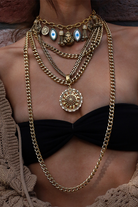 Fiesta Altin Kaplama Choker Kolye - 1