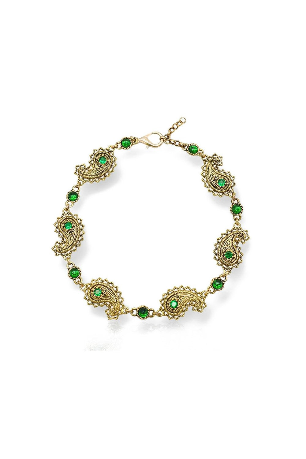 Emperor Altin Kaplama Choker Kolye - 0