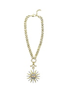 Maschera Altın Kaplama Charm Kolye - 0
