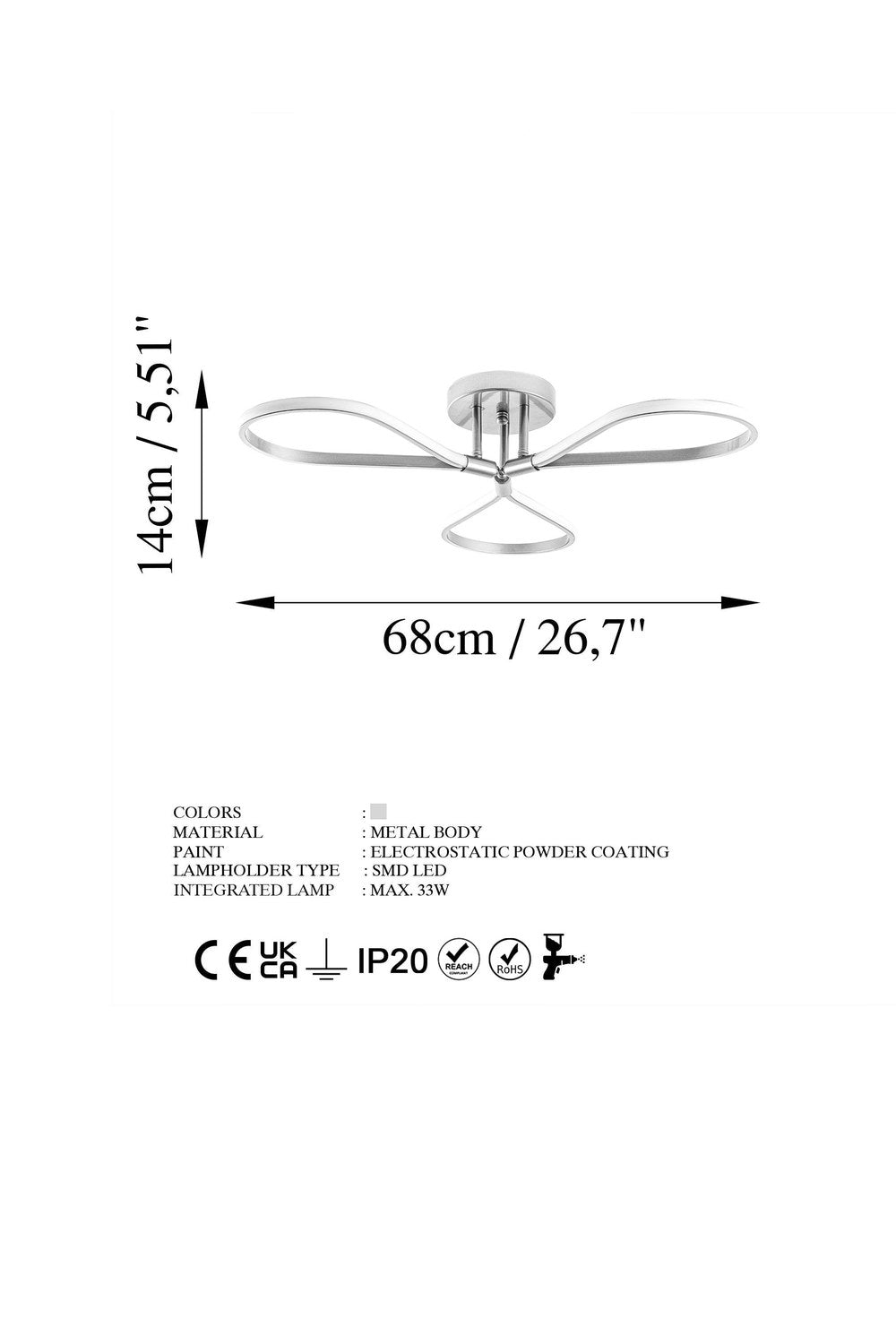 Raven 13544 Led Plafonyer Aydınlatma - 5