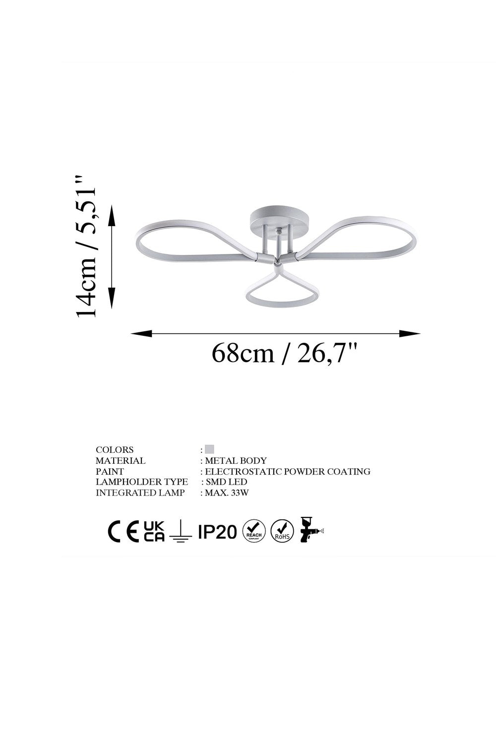Raven 13543 Led Plafonyer Aydınlatma - 5