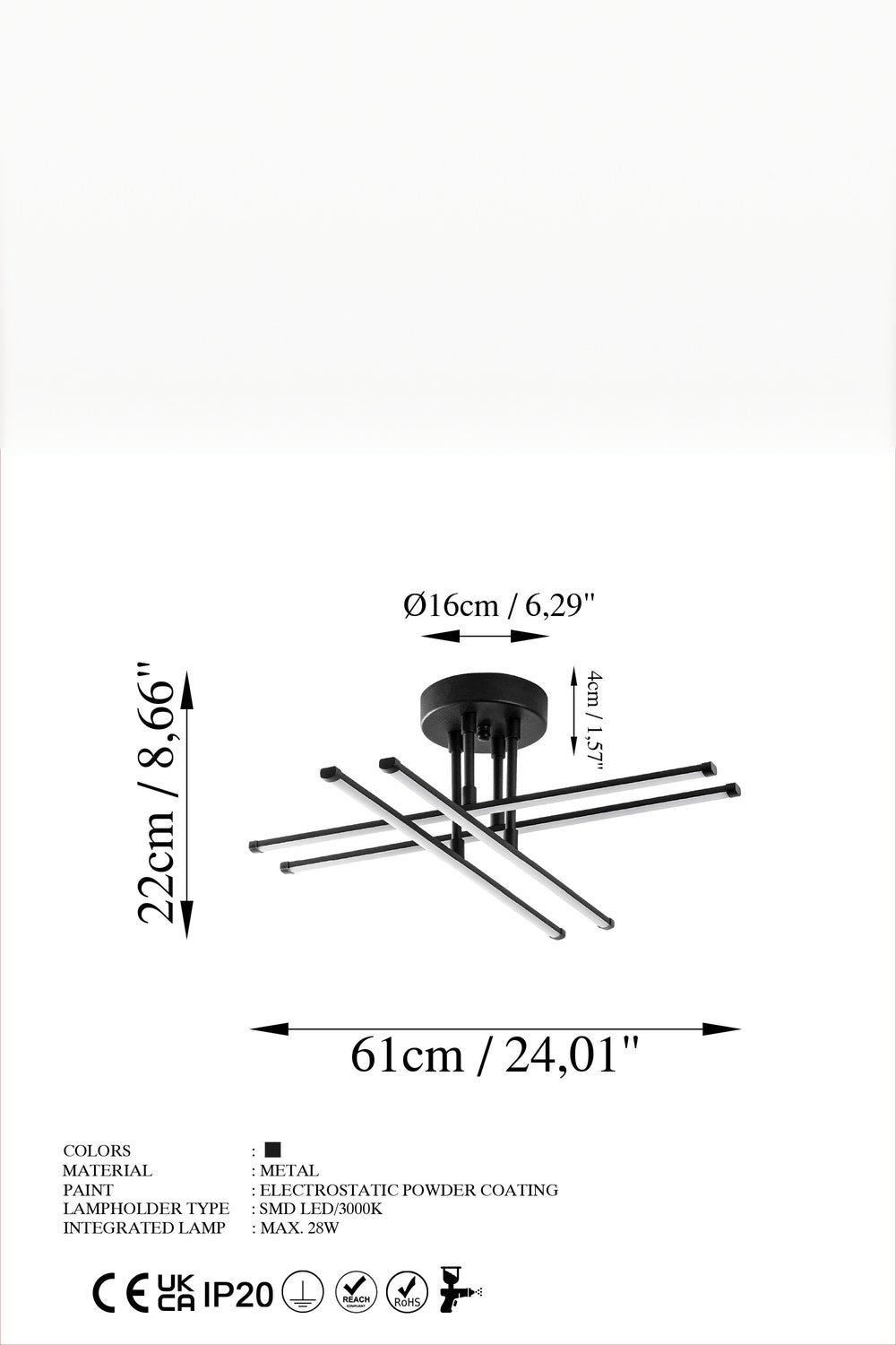 Elk 13661 Led Plafonyer Aydınlatma - 7