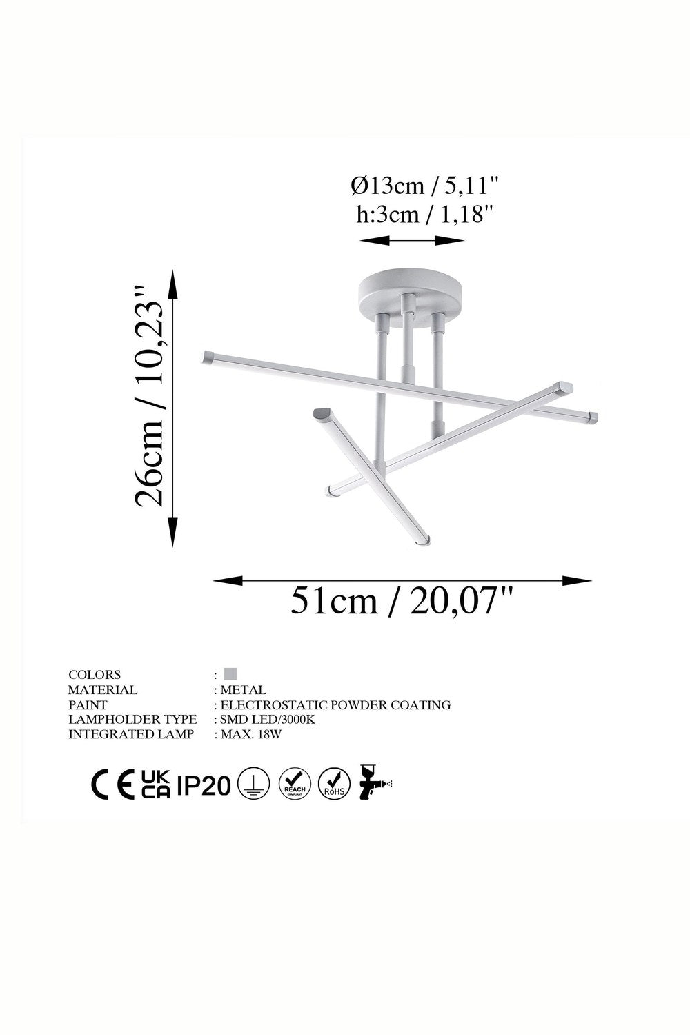 Dunara 13651 Led Plafonyer Aydınlatma - 7