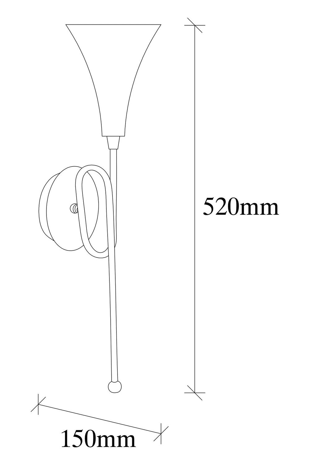 Delta 3051 Sıvama Aplik Duvar Aydınlatma - 7