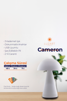 Cameron Masa Lambası - Manyetik Şarj Kasetli - 9