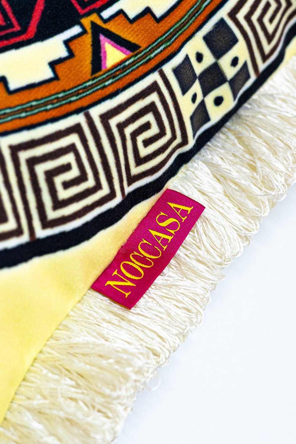 Etnik Mandala Püsküllü Kırlent - 6