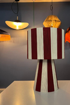 Ruby Stripe Abajur - 5