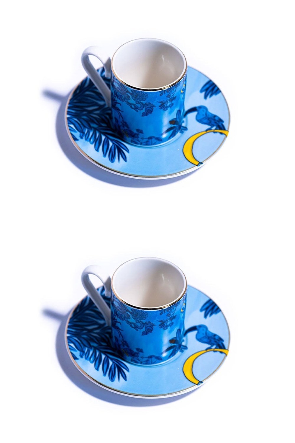 Signature Blue Kahve Fincanı (2'li Set) - 4