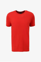 Bisiklet Yaka Kol Ucu Duble Slim Fit Erkek T-Shirt - 0
