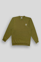 Bisiklet Yaka Sırtı Flok Göğsü Yıldız Baskılı Erkek Sweatshirt - 5