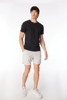 Bisiklet Yaka Önü Taşlı Yazılı %100 Pamuk Slim Fit Erkek T-Shirt - 3