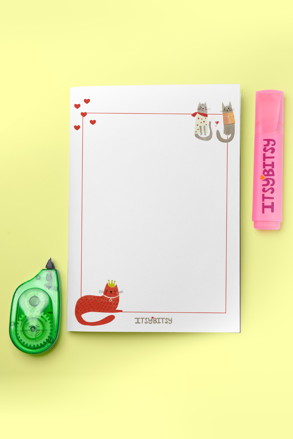 Kitty Of Queens Defter Ve Notluk Seti - Pembe - 2