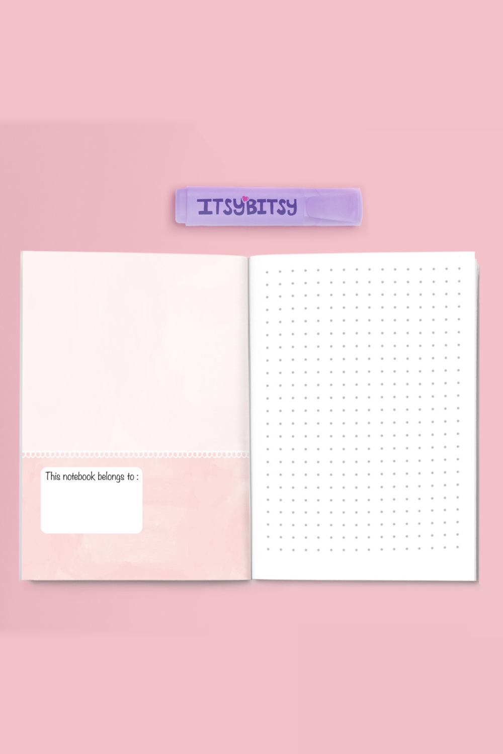 Kitty Of Queens Defter Ve Notluk Seti - Pembe - 3