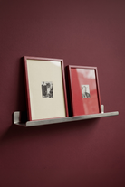 Modern Paslanmaz Çelik Duvar Rafı | Dergi & Çerçeve Standı - 1