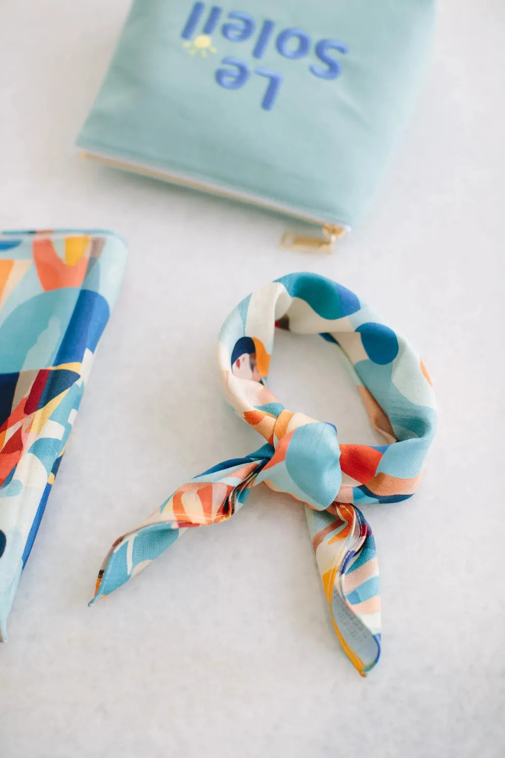 Sonia Bleu Keten Bandana & Pareo - 0