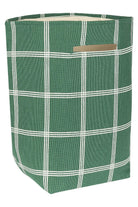 Vibes Büyük Sepet, Green White Windowpane - 2