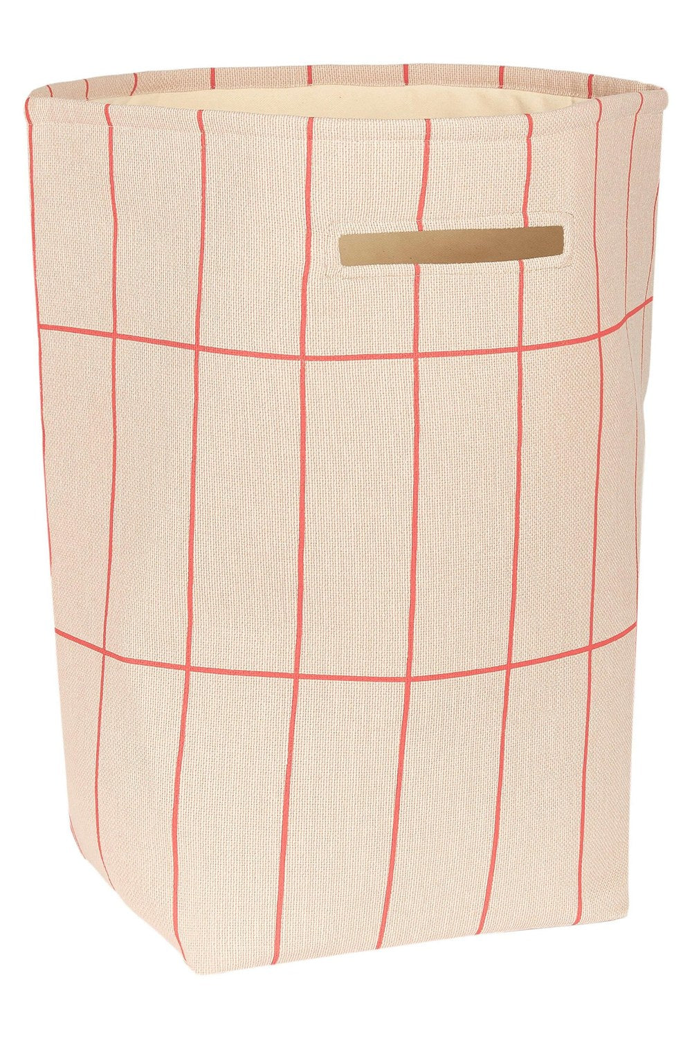 Vibes Büyük Sepet, Pink Red Grid - 2