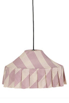 Nobodioz Nicole Aydınlatma Şapkası, 50cm Çap, Lilac Diagonal Stripe - 2
