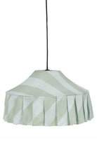 Nobodioz Nicole Aydınlatma Şapkası, 50cm Çap, Green Diagonal Stripe - 2