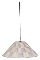 Nobodioz Ava Aydınlatma Şapkası, 50cm Çap, Blue Ink Checks - 2