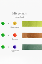 Kakimori Inkstand Colour Karıştırabilir Dolma Kalem Mürekkebi 35 Ml - Lime Shock - 1