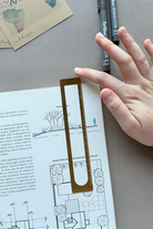 Pirinç Kitap Ayracı Cetvel - 0