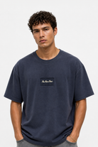 Erkek Ffb Nakışlı Oversize T-Shirt Lacivert - 1