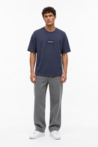 Erkek Ffb Nakışlı Oversize T-Shirt Lacivert - 2