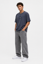 Erkek Ffb Nakışlı Oversize T-Shirt Lacivert - 3