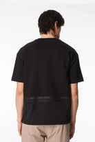 Bisiklet Yaka Arka Eteği Garnili Oversize Erkek T-Shirt - 2