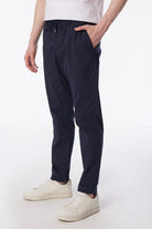 Beli Lastikli Arkası Tek Cep Fermuarlı Slim Fit Erkek Pantolon - 2