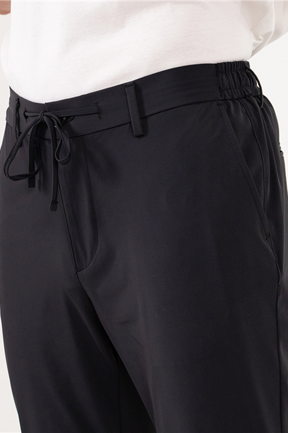 Beli Yarım Lastikli Arkası Çift Fleto Jogger Erkek Pantolon - 0