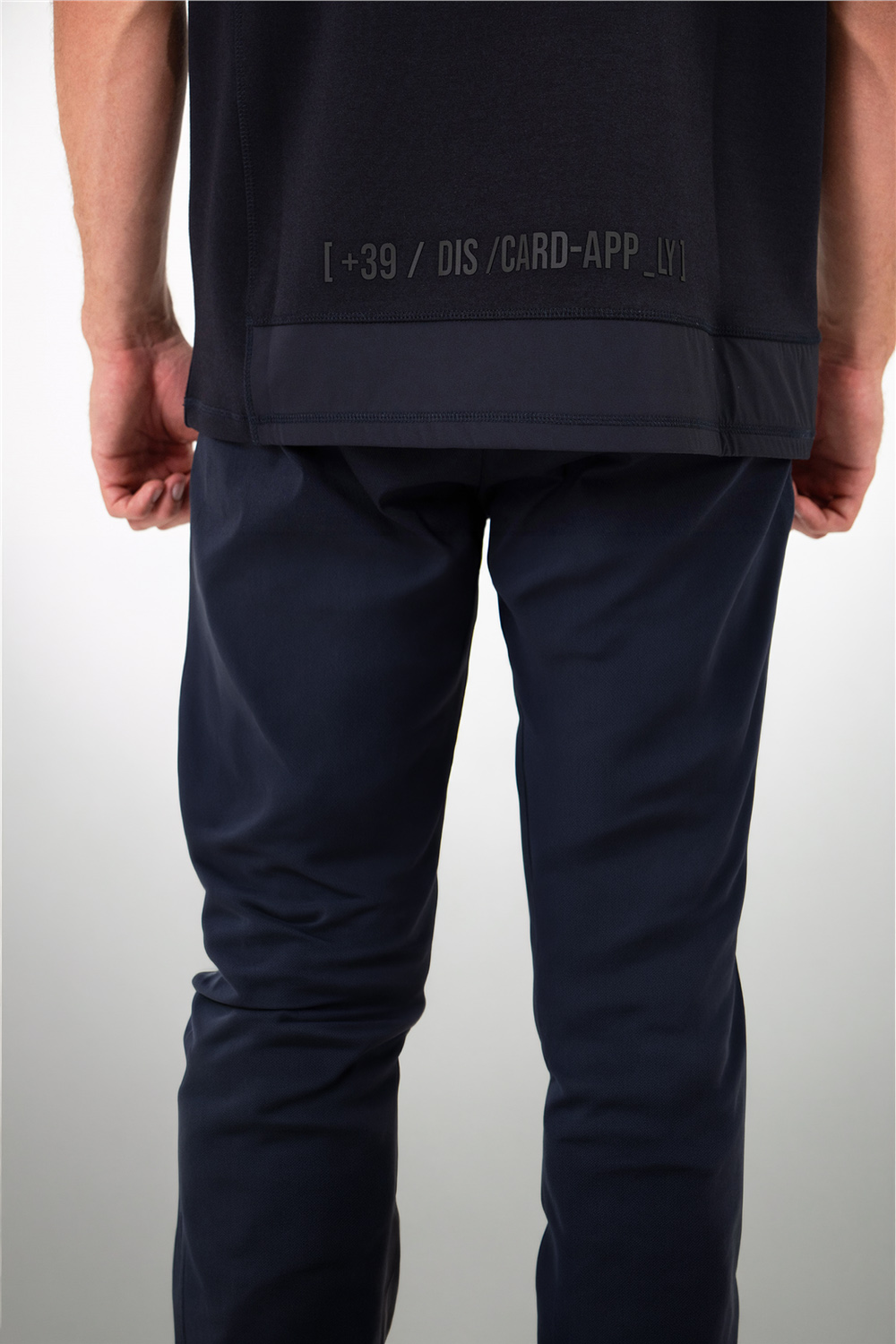 Bisiklet Yaka Sol Göğsü Ve Etek Ucu Garnili Erkek T-Shirt - 0