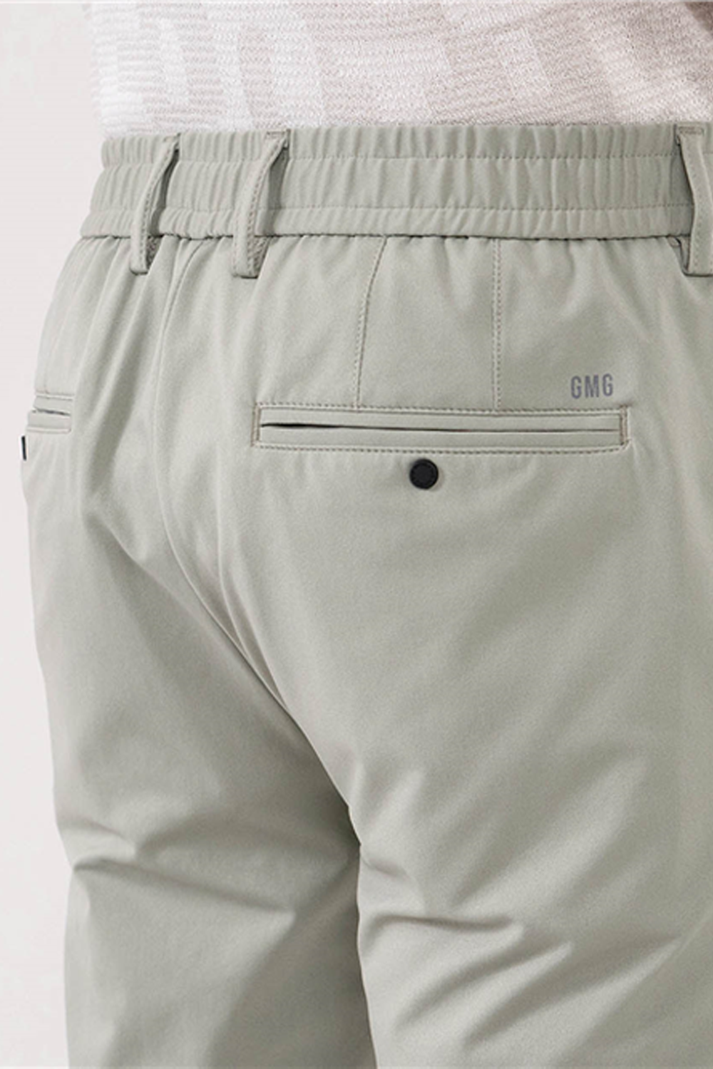 Beli Lastikli Arka Cepleri Çıtçıt Kapamalı Jogger Erkek Pantolon - 1