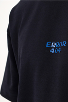 Bisiklet Yaka Error Baskılı Erkek T-Shirt - 0