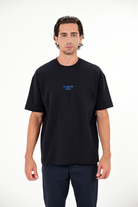 Bisiklet Yaka Error Baskılı Erkek T-Shirt - 1