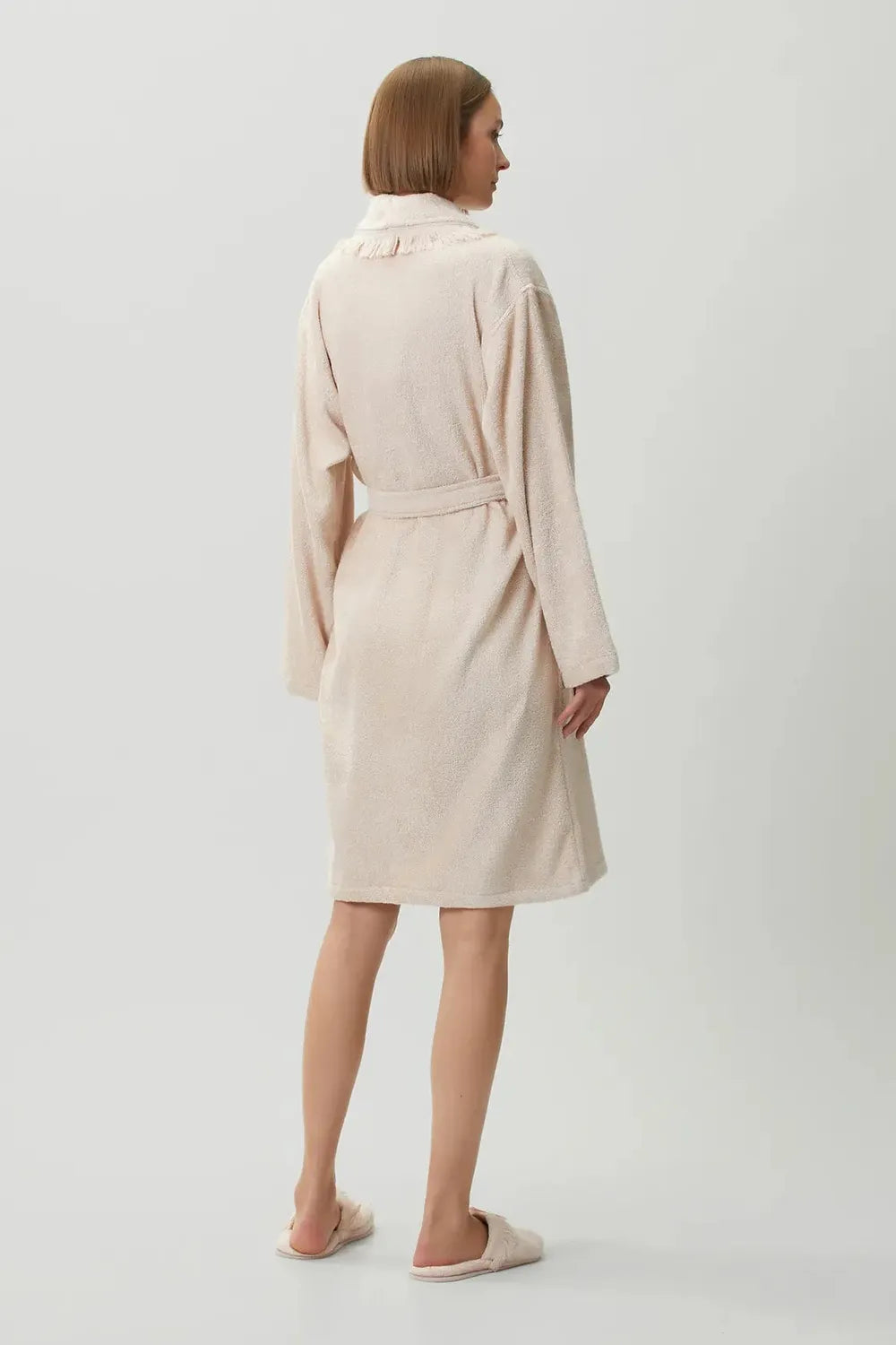 Belina Bambu Kadın Bornoz Whisper Pink - 9